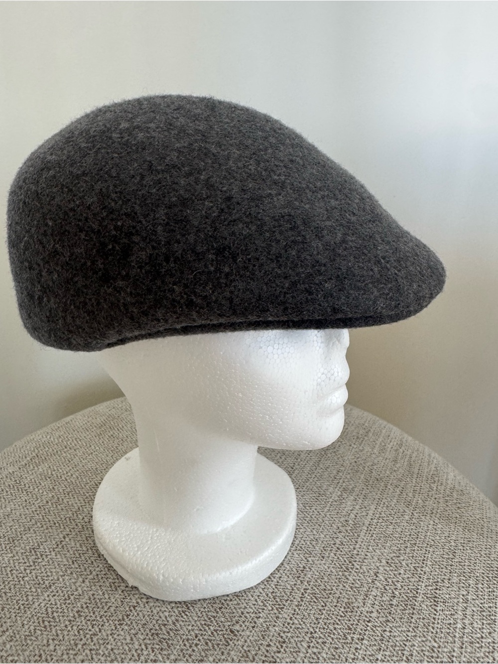 Dockers Men's Wool Blend Flat Cap Ivy Gatsby Driving Hat - Charcoal Gray NWOT